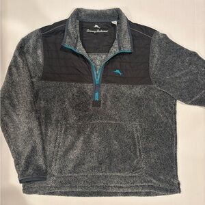Tommy Bahama Pullover Jacket Mens Cascade Cozy Half Zip Fleece Size XL